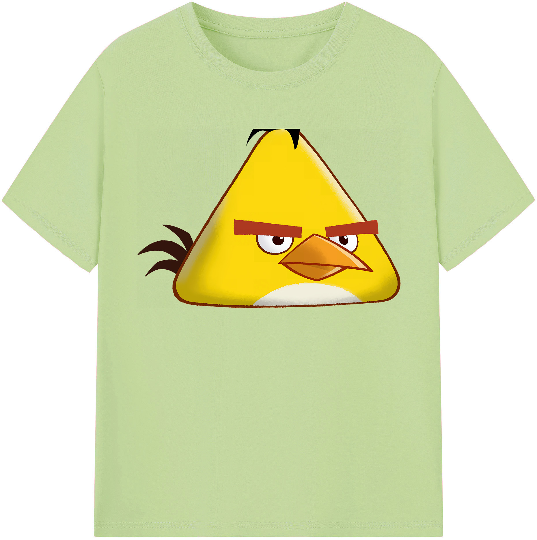 （画像用） Angry Birds アングリーバード 綿100％半袖Tシャツ（フロントプリント）